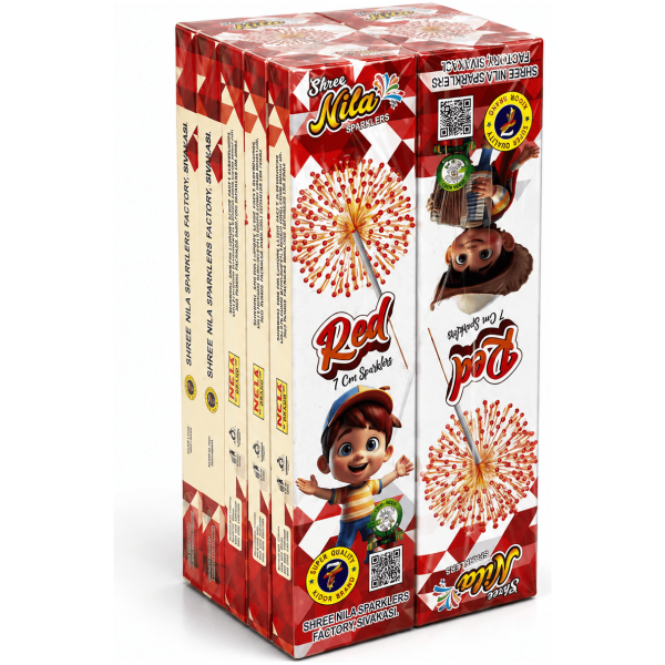 7cm Red - Sivakasi crackers from AV Pyro Park