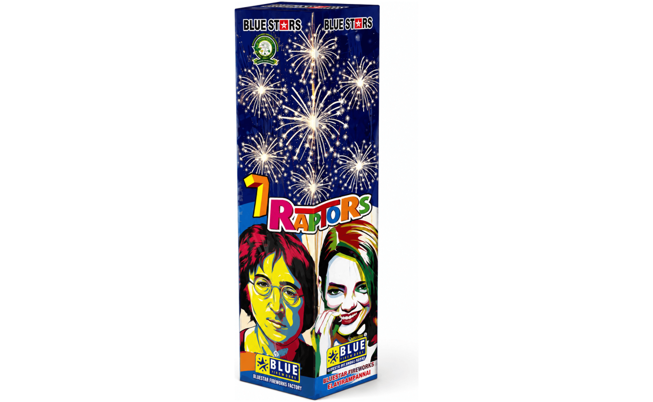 7 Step Fancy Pipe (Bluestar brand) - Sivakasi crackers from AV Pyro Park
