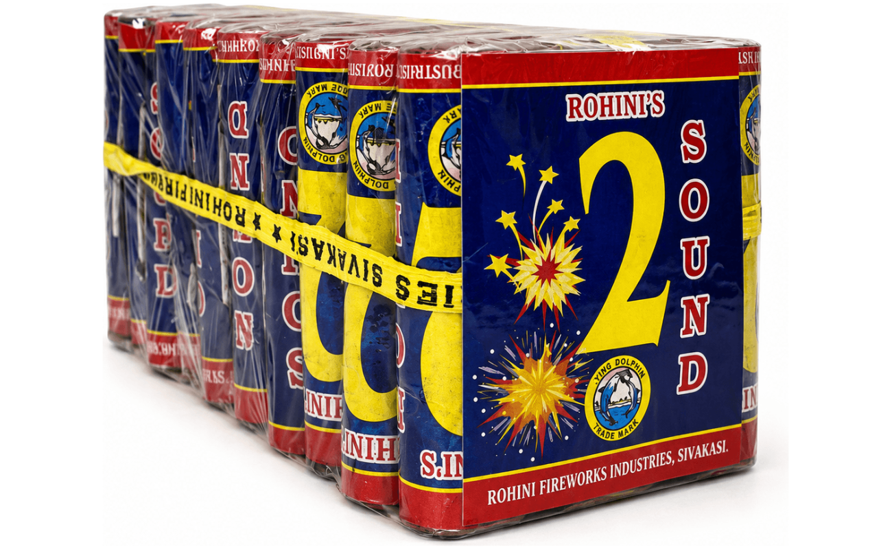 2 Sound (per pkt) - Sivakasi crackers from AV Pyro Park