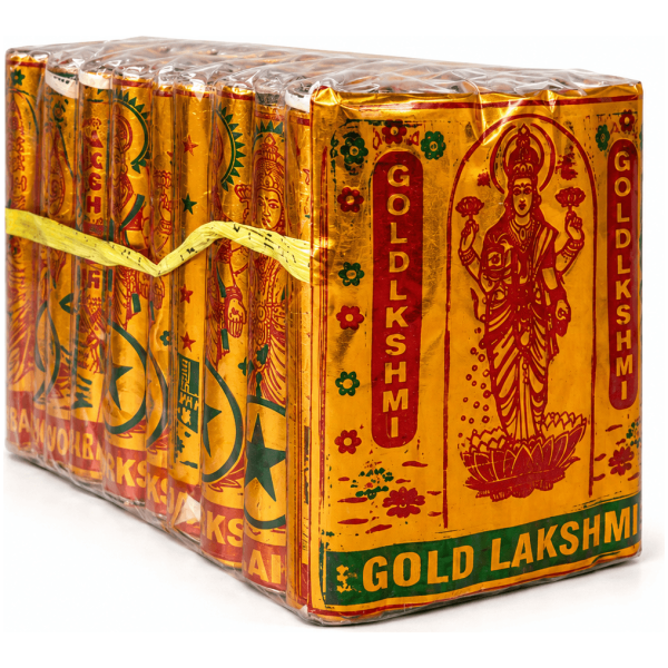 4″ Gold Lakshmi (per pkt) - Sivakasi crackers from AV Pyro Park