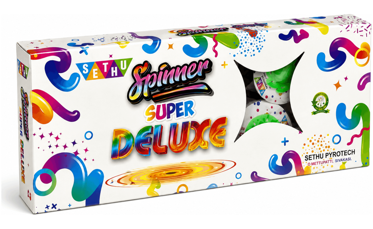 Plastic Spinner Deluxe - Sivakasi crackers from AV Pyro Park