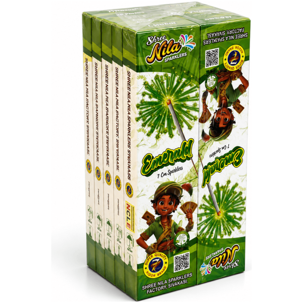 7cm Green - Sivakasi crackers from AV Pyro Park