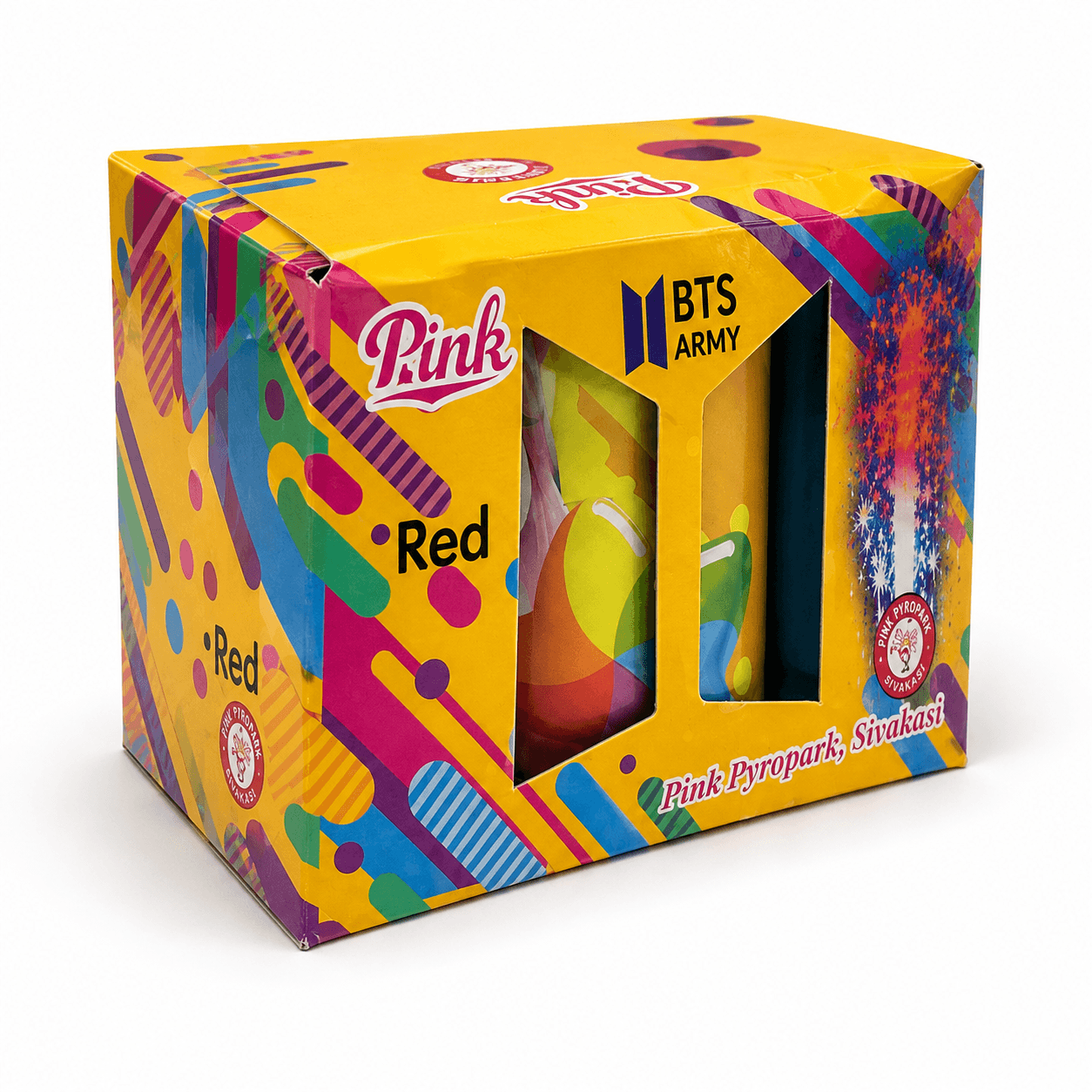 384d8f673a60f65f-1 Triangle BTS Fountain (Pink brand) - Sivakasi crackers from AV Pyro Park
