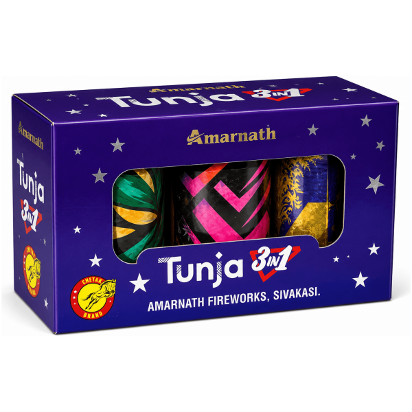 4″ Tin Fountain (3pcs)(Amarnath brand) - Sivakasi crackers from AV Pyro Park