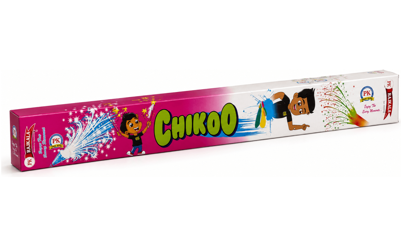 Chickoo & Bunty Candle (2 side Fountain function) (Silambam Stick) - Sivakasi crackers from AV Pyro Park