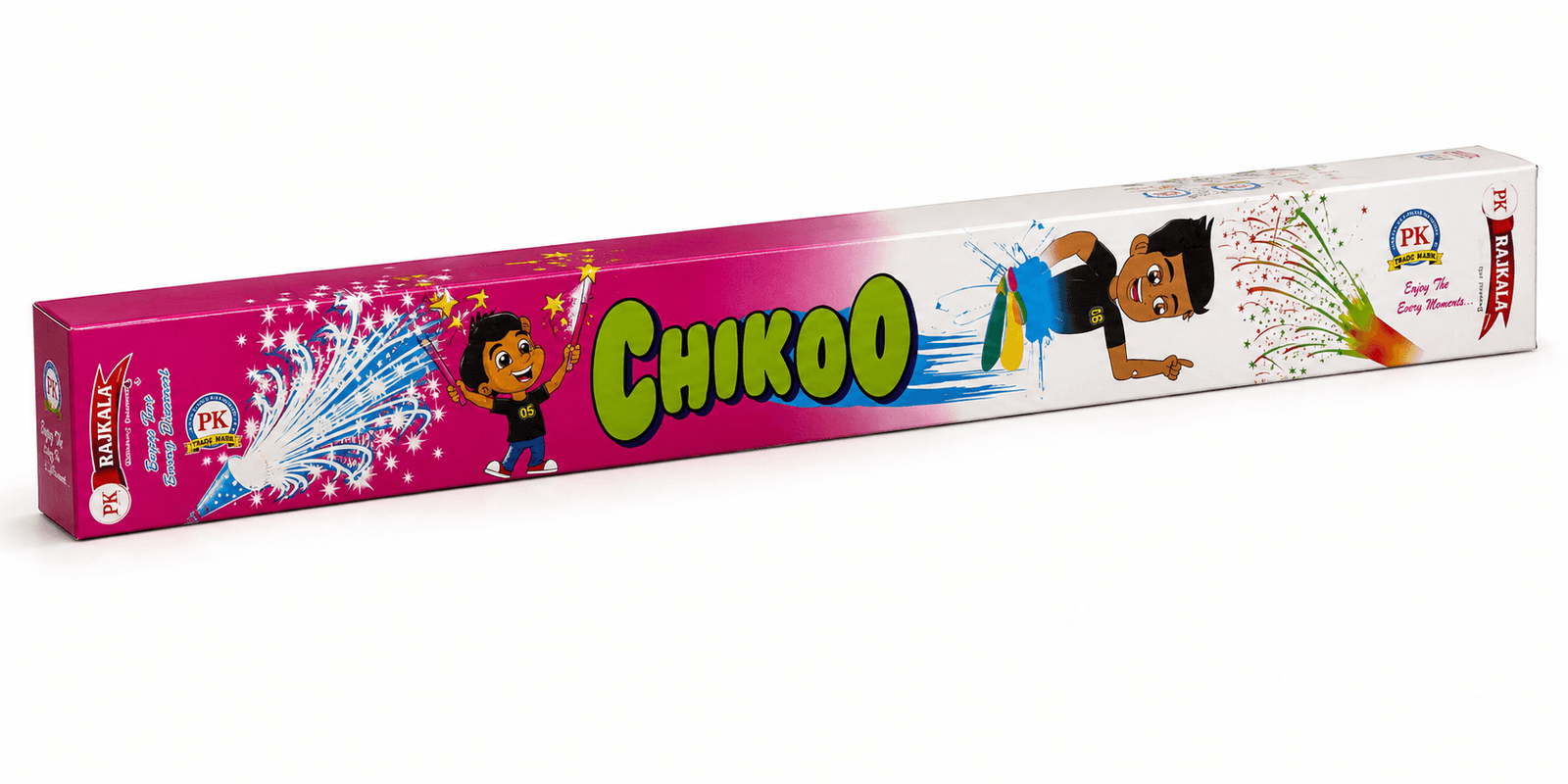 5363b49f5695f361-1 Chickoo & Bunty Candle (2 side Fountain function) (Silambam Stick) - Sivakasi crackers from AV Pyro Park
