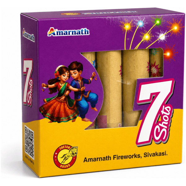 7 Shot (5pcs) - Sivakasi crackers from AV Pyro Park