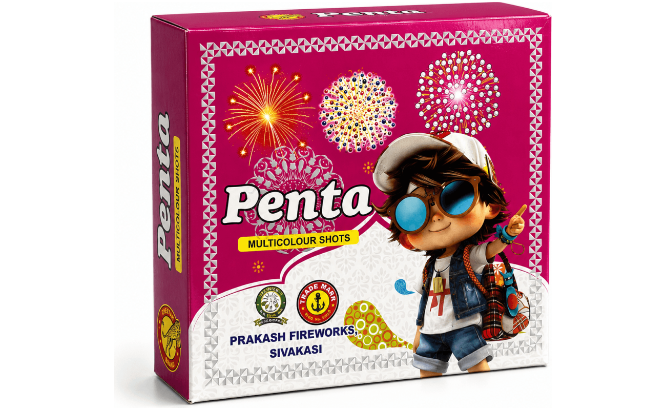Penta Park Skyshot (5pcs) - Sivakasi crackers from AV Pyro Park