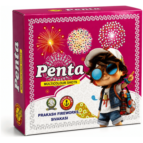 Penta Park Skyshot (5pcs) - Sivakasi crackers from AV Pyro Park