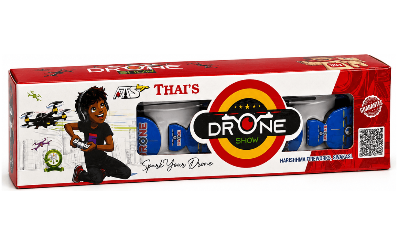 Drone - Sivakasi crackers from AV Pyro Park