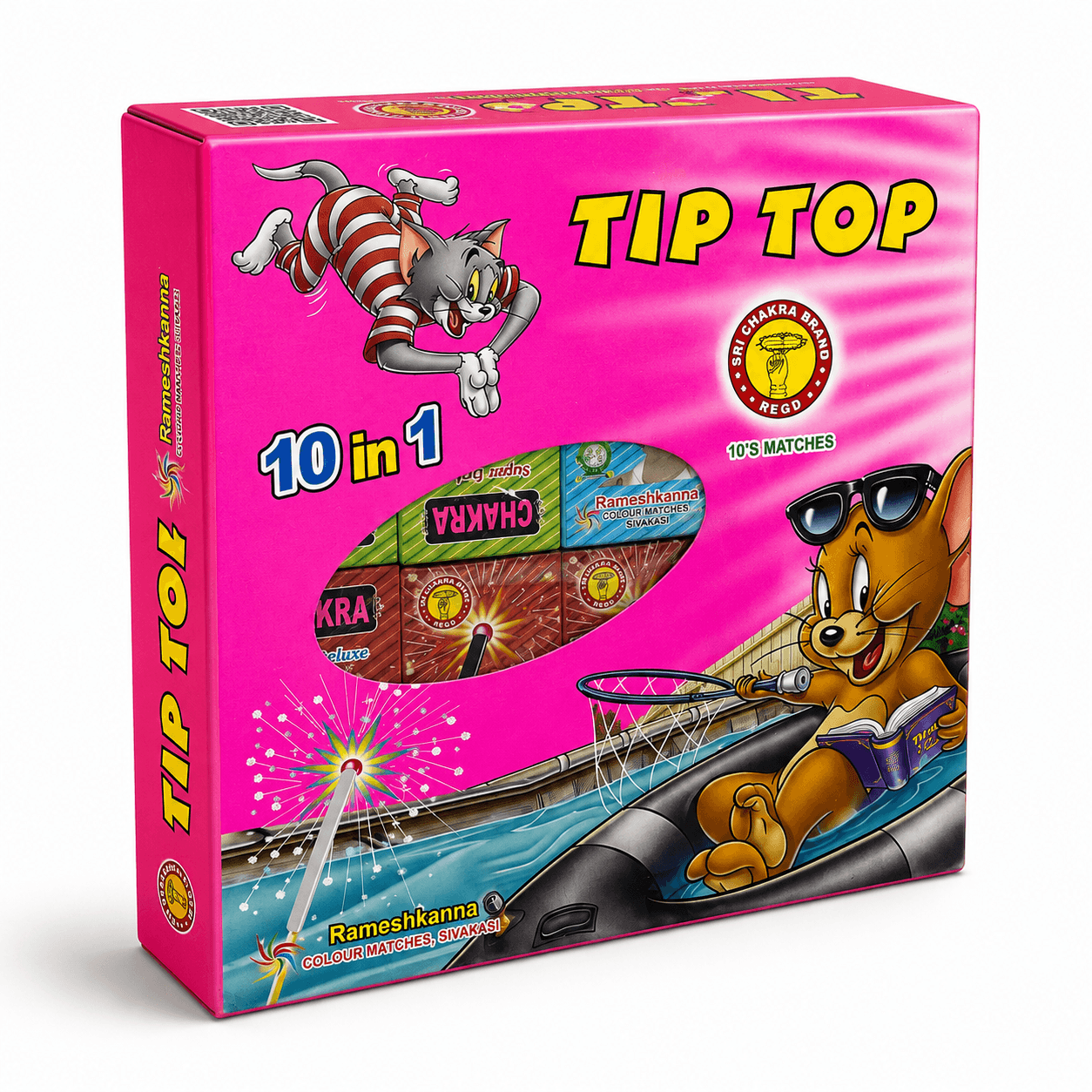 798674da651aa80e-1 10pcs Tip Top Matches - Sivakasi crackers from AV Pyro Park