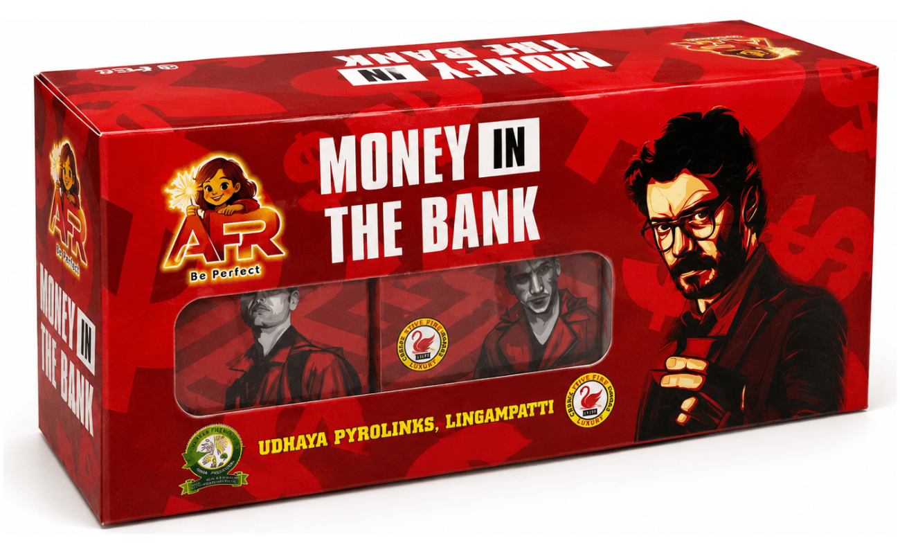 Money Bank Small (3pcs) - Sivakasi crackers from AV Pyro Park