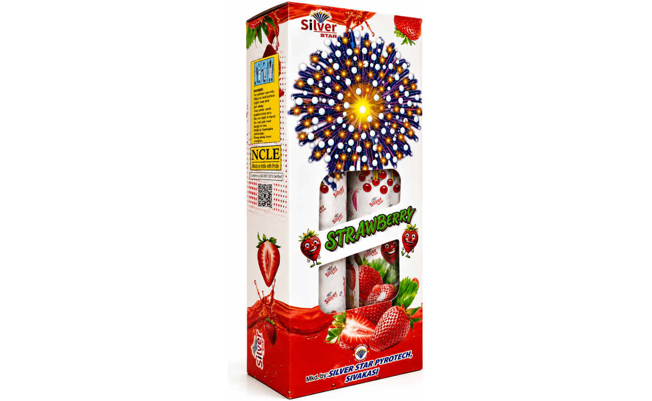 4″ (2pcs) Fancy Pipe (Silver Star brand) - Sivakasi crackers from AV Pyro Park