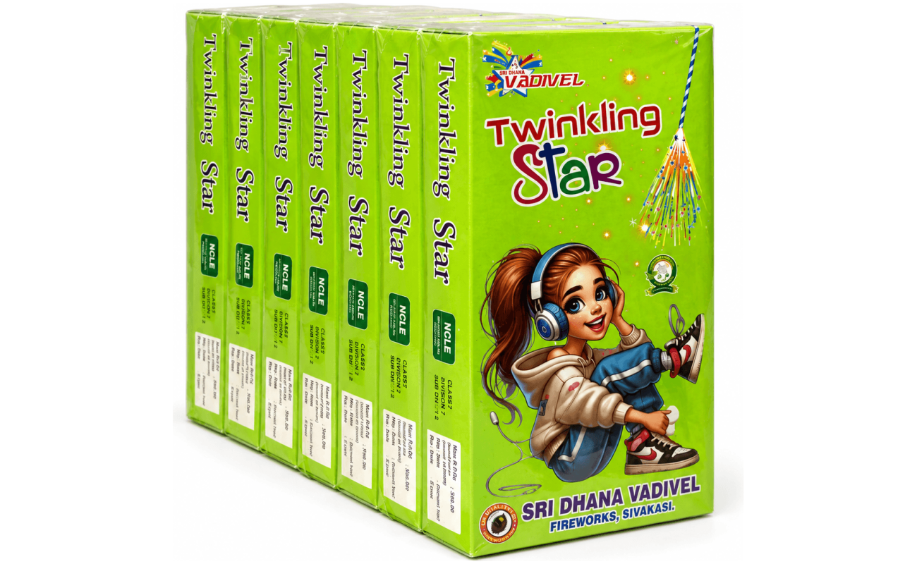 1.5″ Twinkling star (Sattai) - Sivakasi crackers from AV Pyro Park