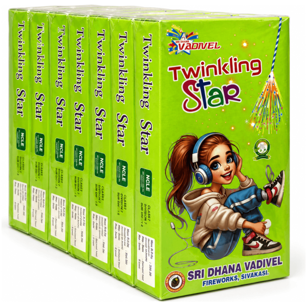 1.5″ Twinkling star (Sattai) - Sivakasi crackers from AV Pyro Park