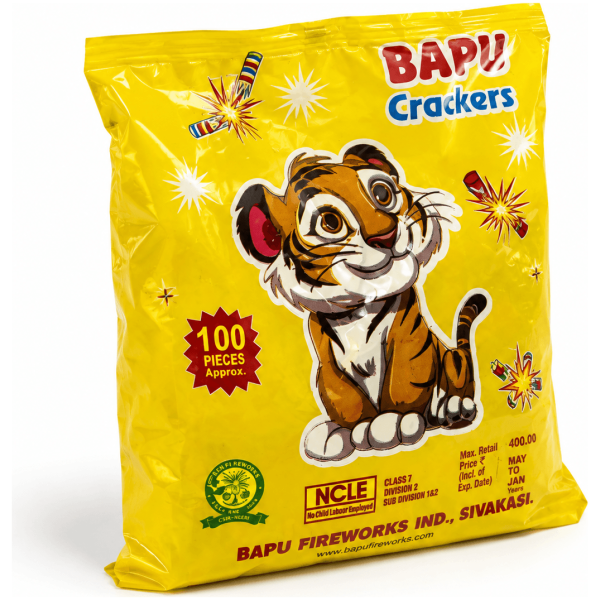 100pcs Red Bijili (per pkt) - Sivakasi crackers from AV Pyro Park