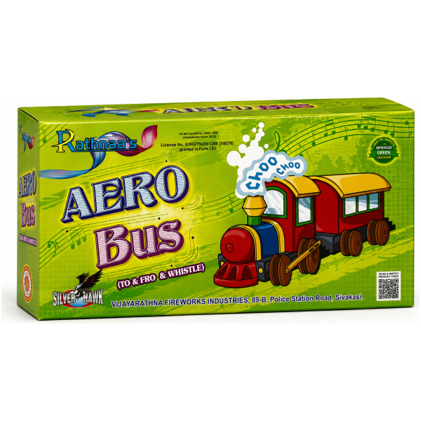 Aero Bus (10pcs Train Series) (Rathnaas brand) - Sivakasi crackers from AV Pyro Park