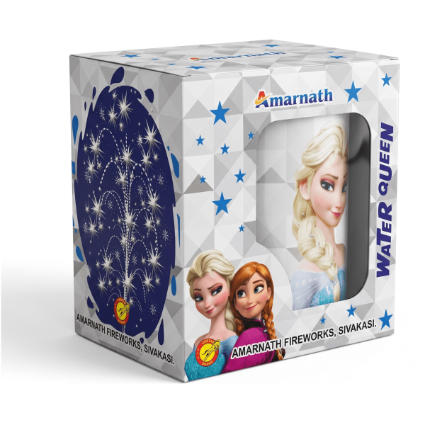 6″ Water Queen Fountain (Amarnath brand) - Sivakasi crackers from AV Pyro Park