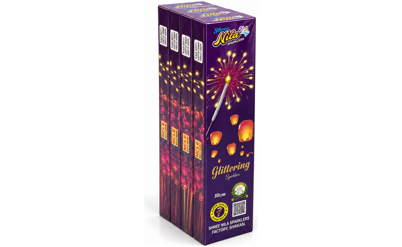 10cm Glittering - Sivakasi crackers from AV Pyro Park