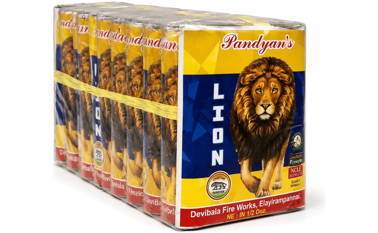 4″ Lion (per pkt) - Sivakasi crackers from AV Pyro Park