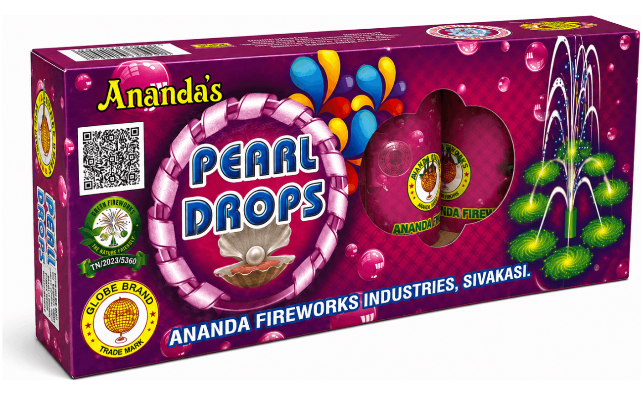 Pearl Drops (5 in 1 chakkar + Fountain) (Anandhas brand) - Sivakasi crackers from AV Pyro Park