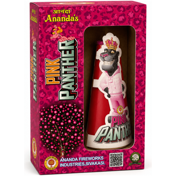 Pink Panther Fountain (Pink display) (Anandhas brand) - Sivakasi crackers from AV Pyro Park