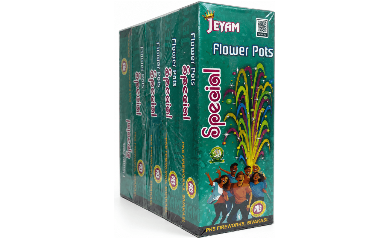 Flowerpot Special - Sivakasi crackers from AV Pyro Park