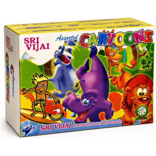 Assorted Cartoon - Sivakasi crackers from AV Pyro Park