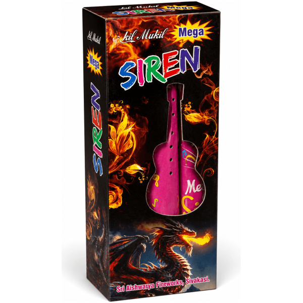 Mega Fountain Siren (3pcs) - Sivakasi crackers from AV Pyro Park