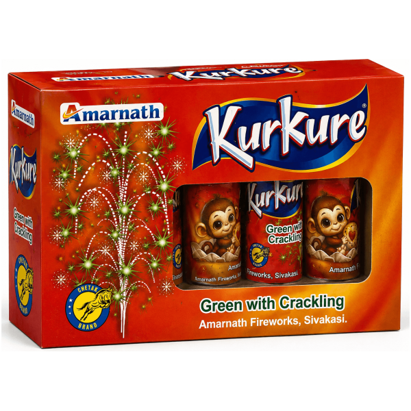 3″ Snacks Fountain Series (5pcs) (Amarnath brand) - Sivakasi crackers from AV Pyro Park