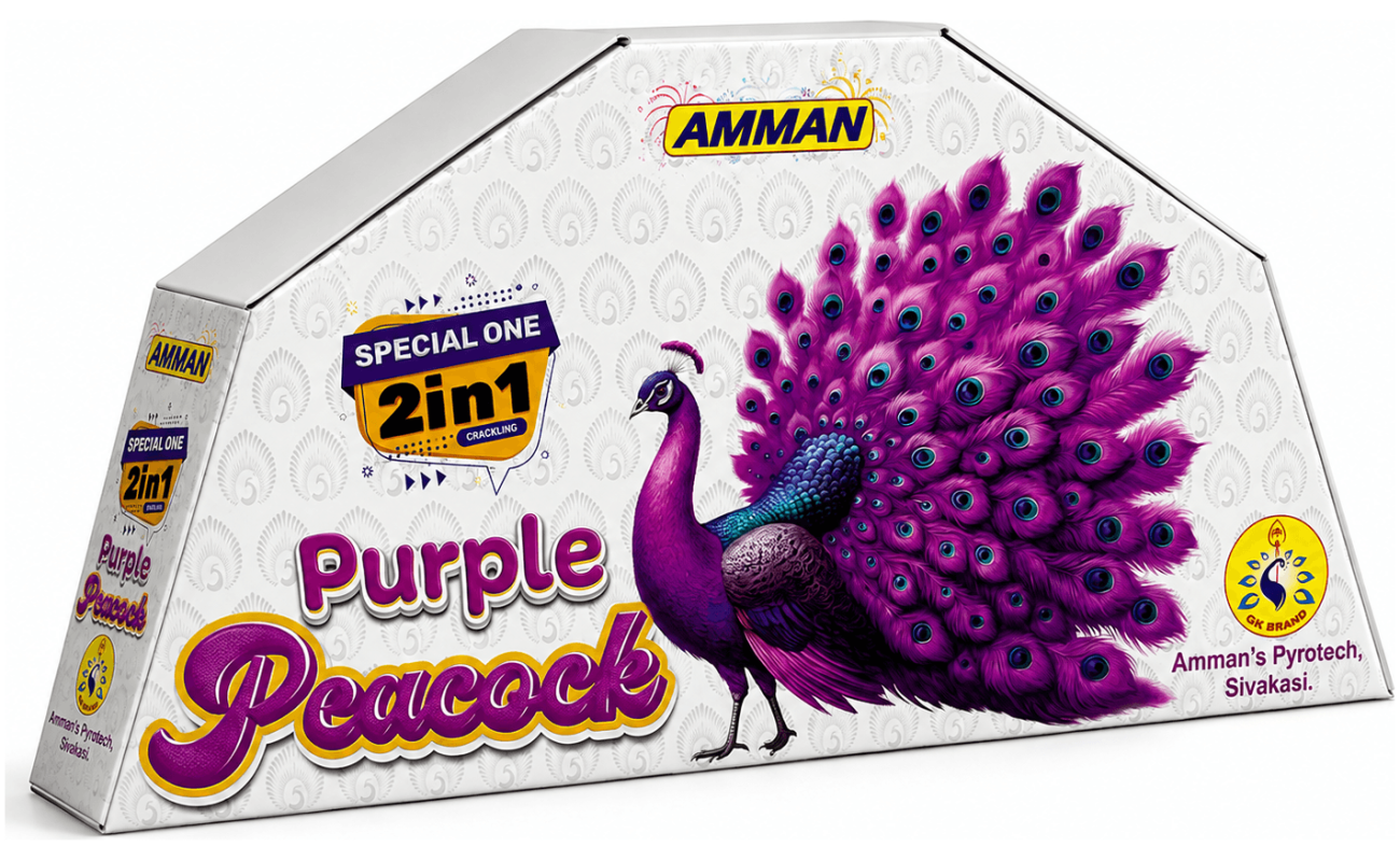 Bada Peacock (R & G) - Sivakasi crackers from AV Pyro Park